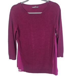 Smartwool Womens Merino Wool Sweater Sz M Gorpcore Outdoor Mixed Media Layering